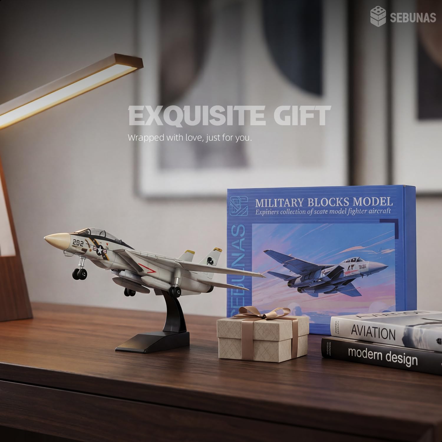 Amazon | SEBUNAS 1:72スケール F-14 トムキャット戦闘機 クイック